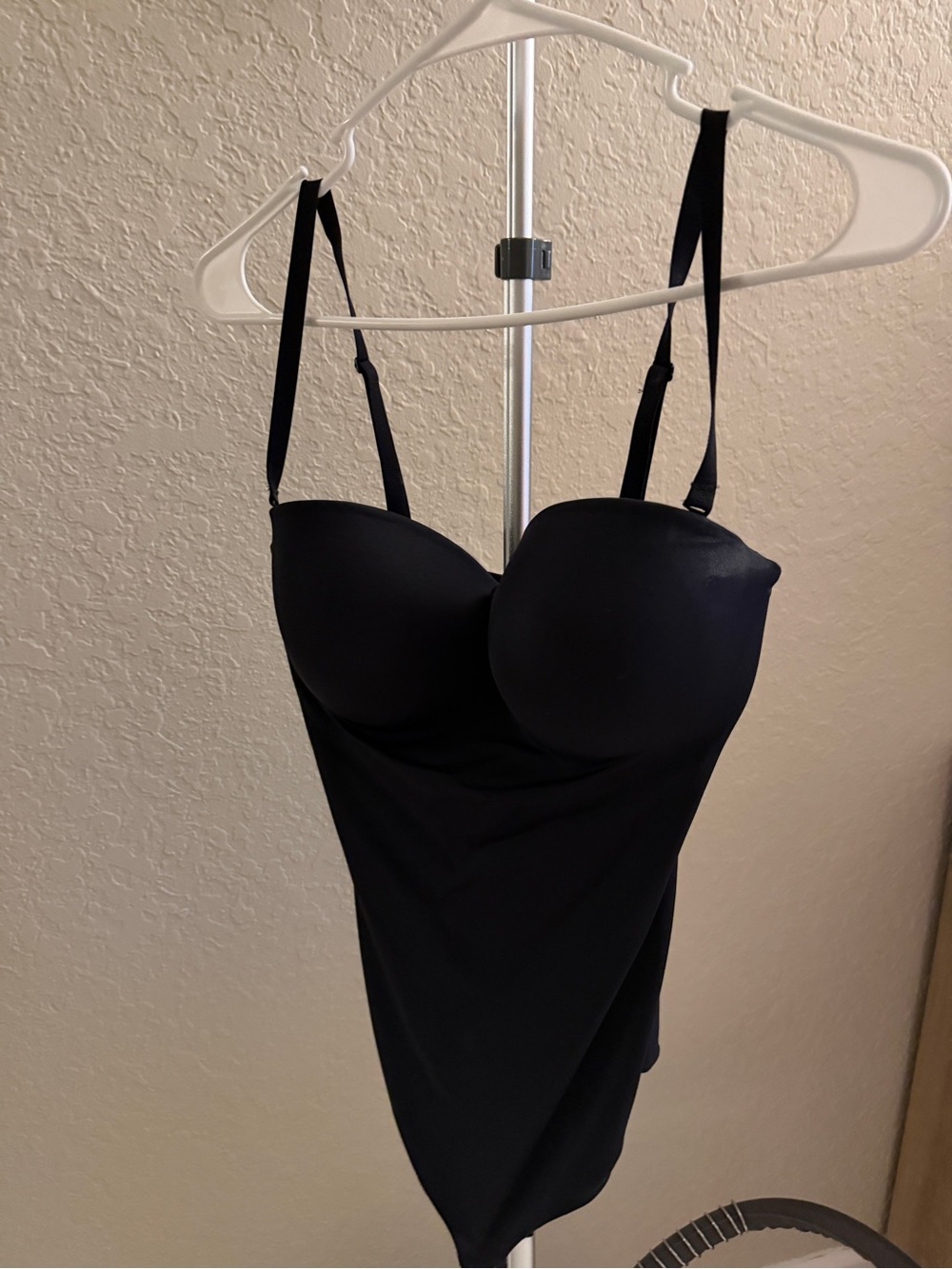 Wolford Black Mat de Luxe forming string body